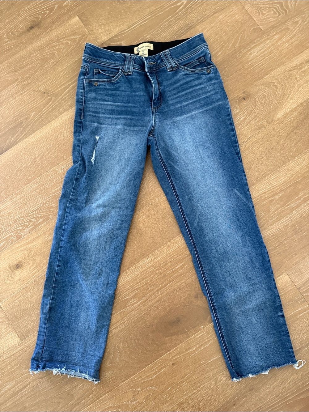 Democracy Medium Blue Cropped Slim Jeans